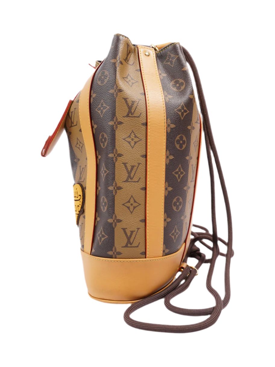 Louis Vuitton x Nigo Brown Randonnee Backpack Monogram / Monogram Reverse Coated Canvas