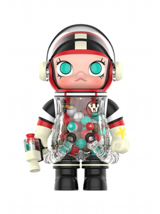 Pop Mart Mega Space Molly 100% Series 3, Molly Blind Box Figures, Random Design Action Figures (Graffiti)