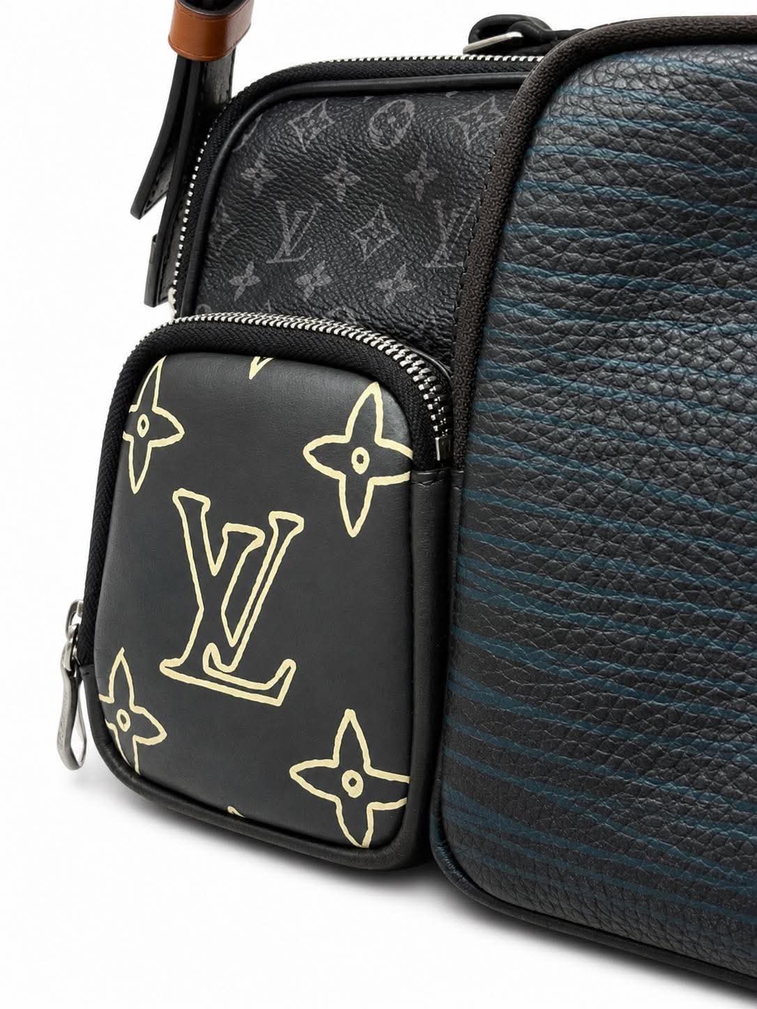 Louis Vuitton Messenger Multipocket Monogram Eclipse Patchwork Multicolor (Pre-owned) B4GGV3W