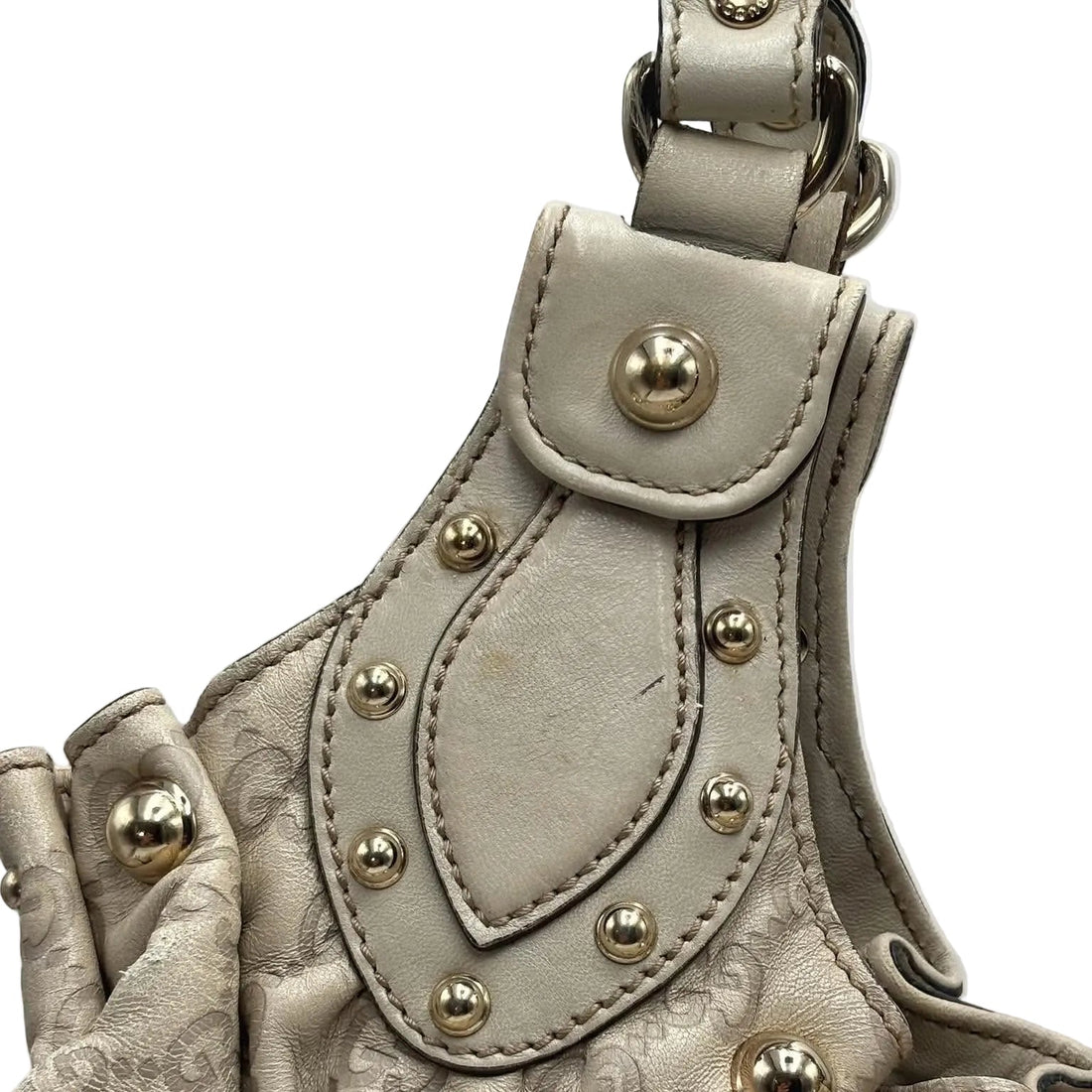Gucci Studs Shima Leather Pelham (Pre-owned)