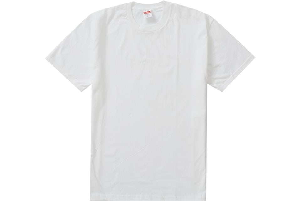 Supreme Tonal Box Logo Tee White