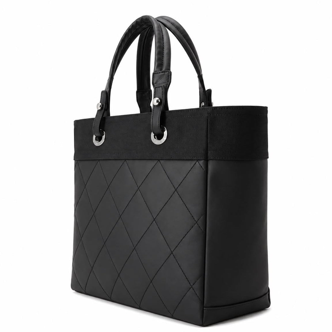Chanel Black Coated Canvas Paris-Biarritz Grand Shopping Tote Bag (Pre-owned)