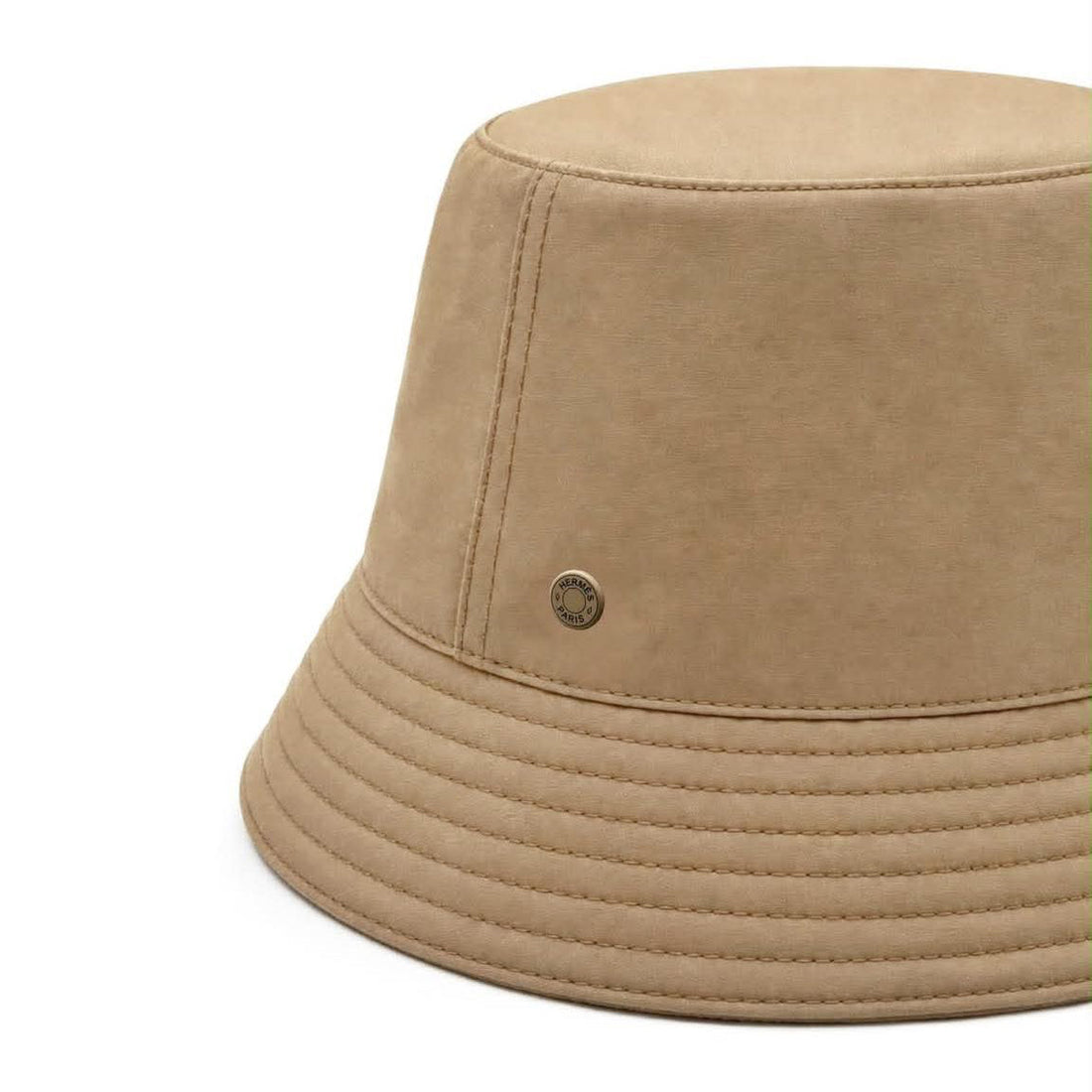 Hermès Women's Calvi Bucket Hat Beige Canvas (Brandnew)