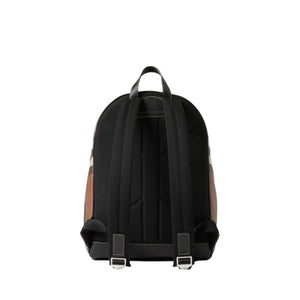 Burberry Check Backpack Dark birch brown