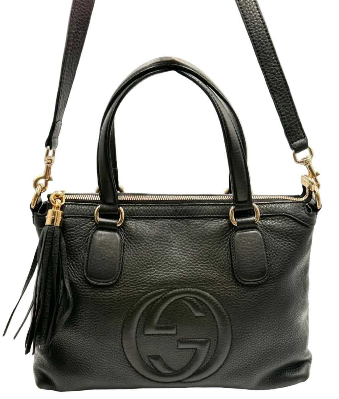 Gucci Soho Working Satchel Interlocking G Logo (Pre-owned)
