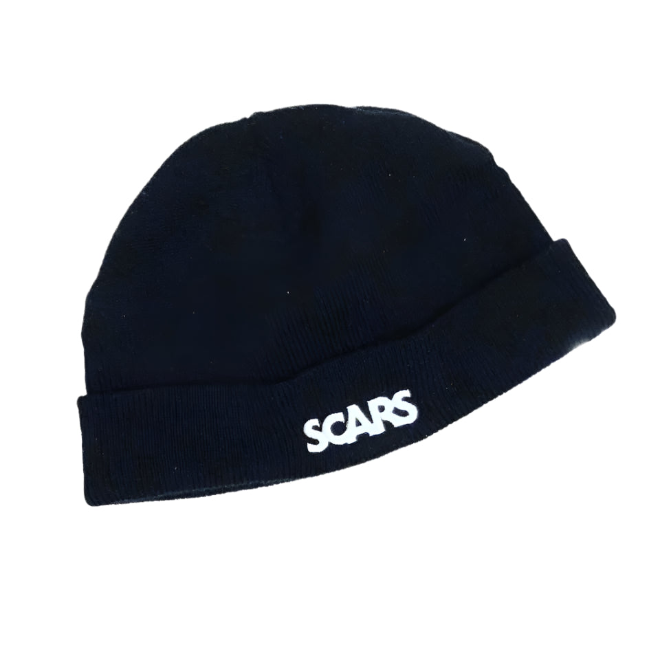 SCARS Beanie Black White