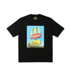 Palace x McDonald's Sign T-shirt
Black