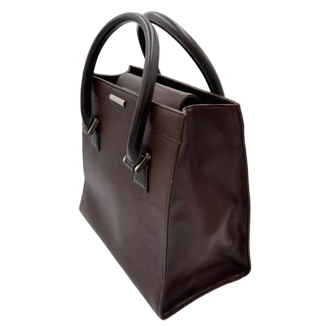 Burberry Brown Leather Tote Bag (preowned)