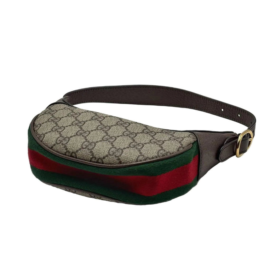 Gucci Beige/Ebony GG Supreme Canvas Ophidia Mini Shoulder Bag (Like new) D3B29YQ
