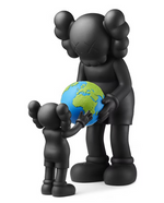 Load image into Gallery viewer, KAWS THE PROMISE Vinyl Figure Black
