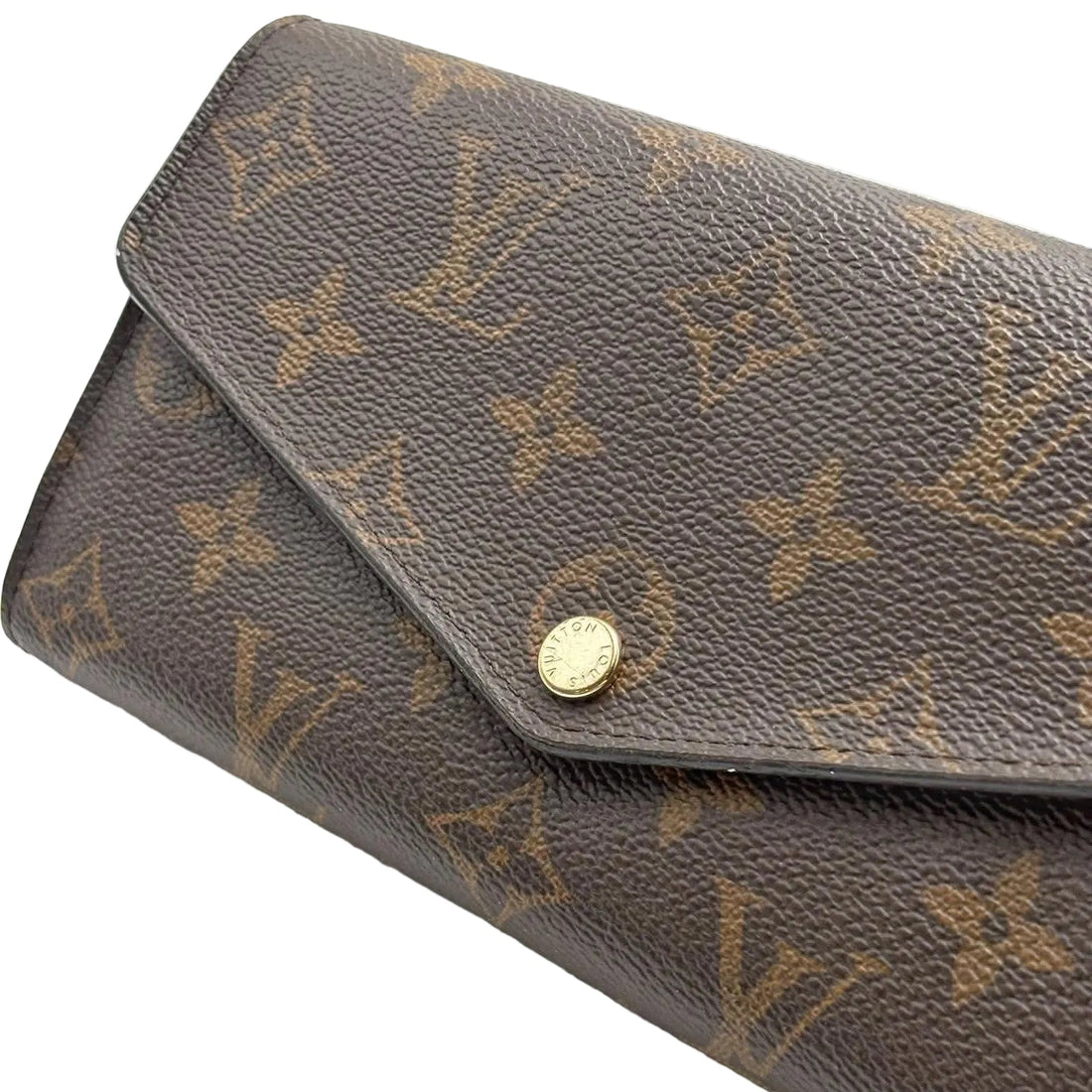 Louis Vuitton Sarah Wallet Monogram Coquelicot Lining (Pre-owned)