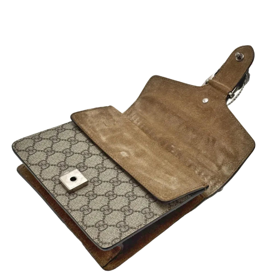 Gucci Dionysus Shoulder Bag GG Supreme Mini Beige (Like new) BHGWJM9