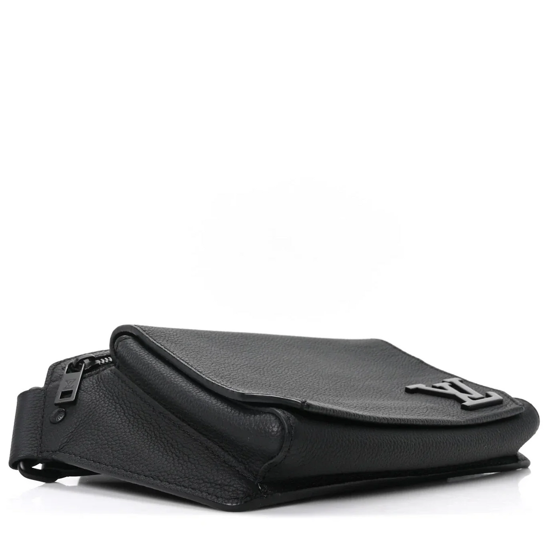 Louis Vuitton Grained Calfskin Aerogram Takeoff Sling Black (Like new)