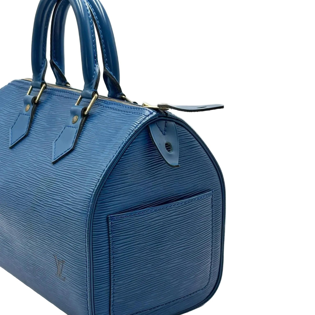 Louis Vuitton Toledo Blue Epi Leather Speedy 25 Bag (Pre-owned) 7WTHC4X