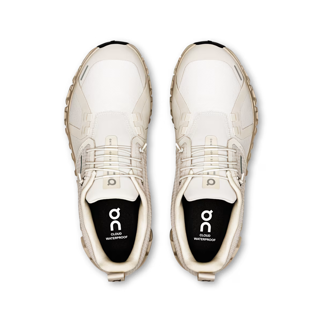 On Running Cloud 6 Waterproof Pearl Cream (Women's)