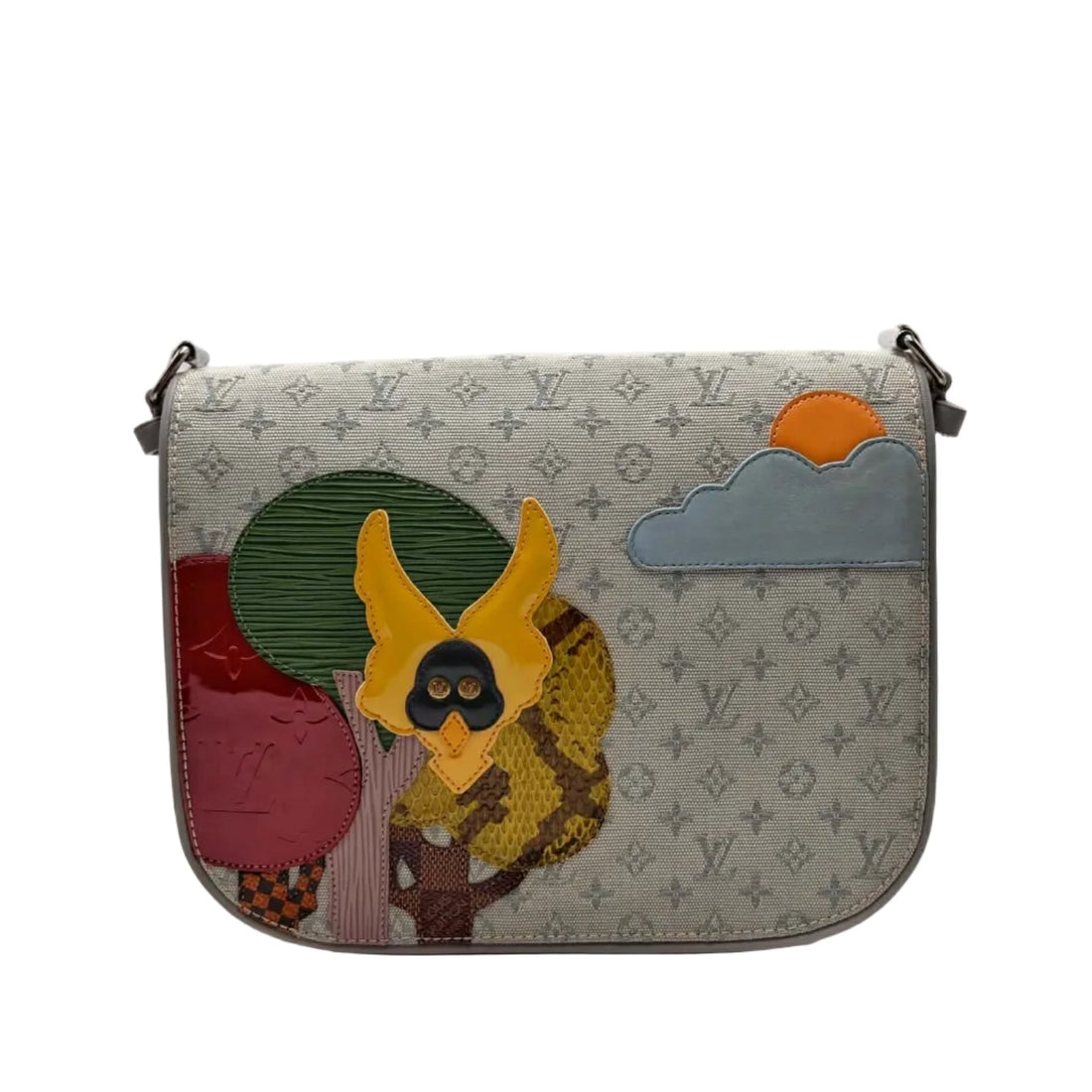 Louis Vuitton Limited Edition Grey Monogram Patchwork Conte De Fees Musette Bag (Pre-owned)