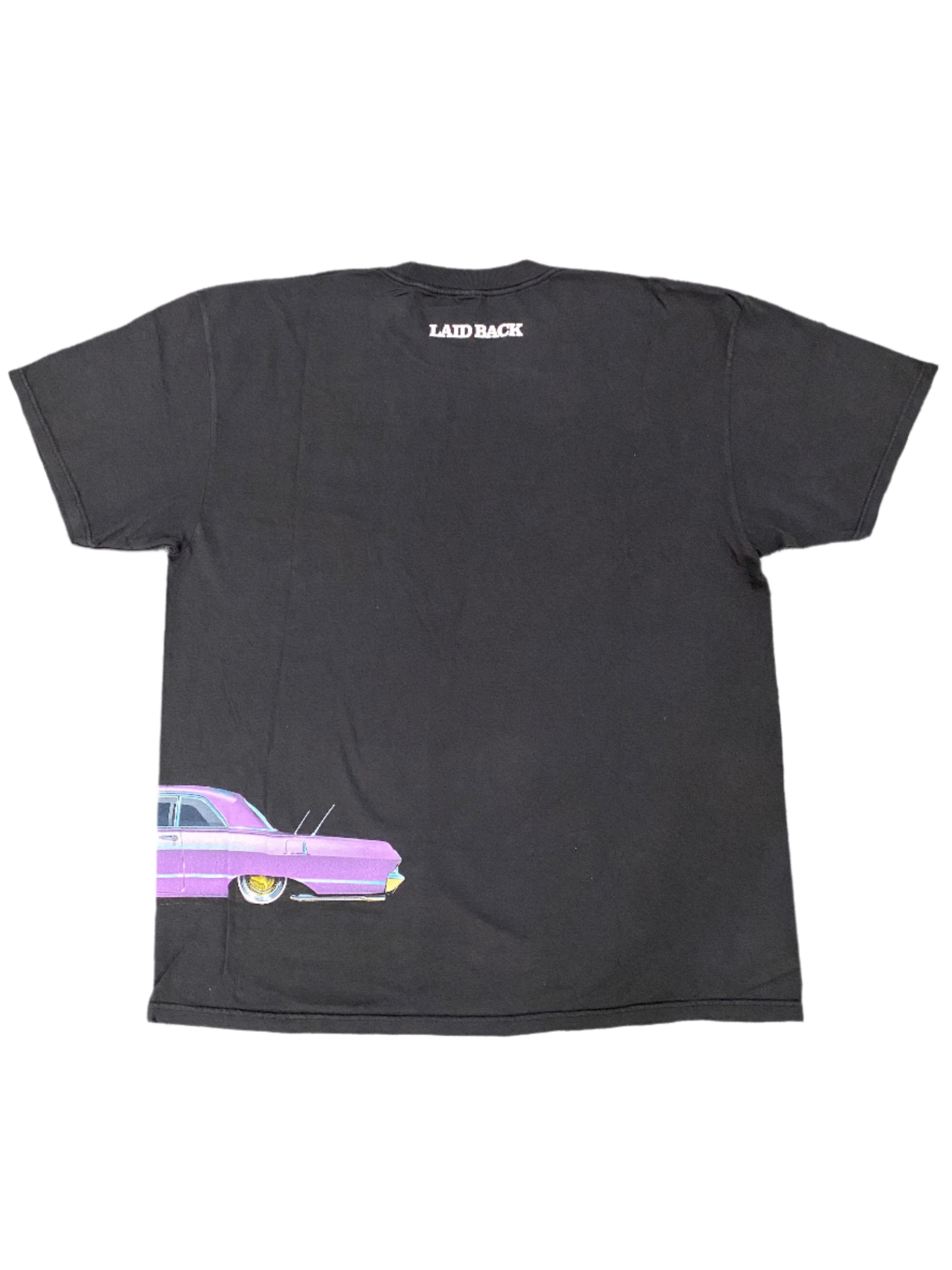 Gin & Juice By Dr.Dre And Snoop LAID BACK  Black Tee