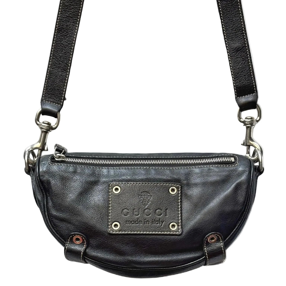 Gucci Leather Shoulder Bag Black (Like new) GB8RJDX