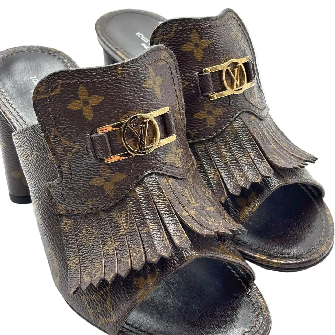 Louis Vuitton Monogram Canvas Indiana Mule (Brandnew)