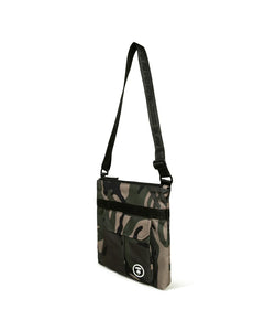 AAPENOW moonface logo crossbody bag Green Camo