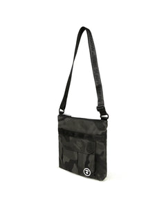 AAPENOW moonface logo crossbody bag Black Camo