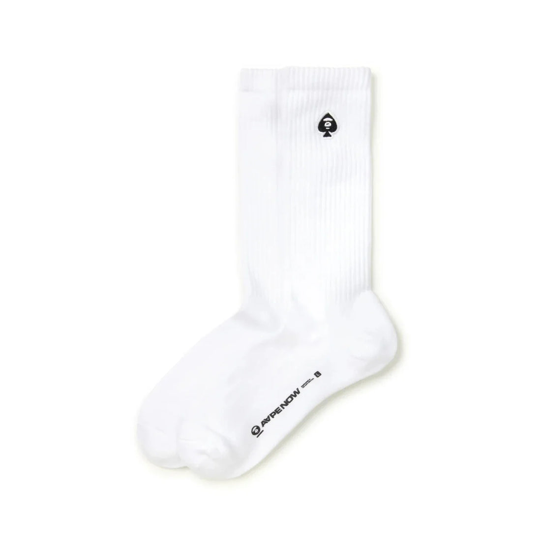 AAPENOW Spades Socks White