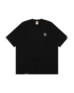 Load image into Gallery viewer, AAPENOW spades moonface logo short sleeve tee black
