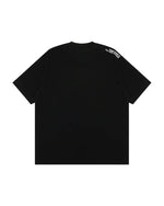 Load image into Gallery viewer, AAPENOW spades moonface logo short sleeve tee black
