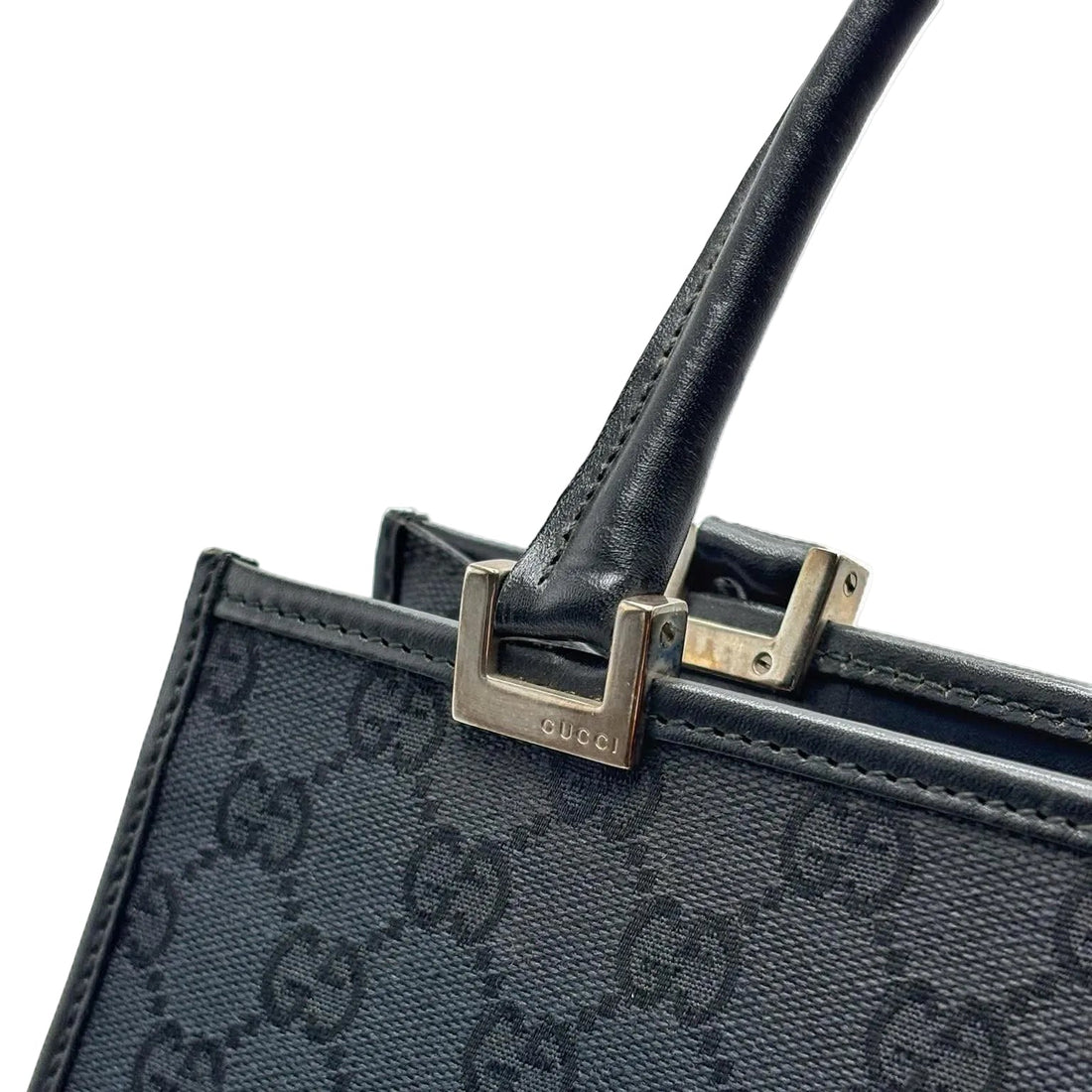 Gucci Black Guccissima Jacquard Jackie Tote (Pre-owned) 78GMTVQ