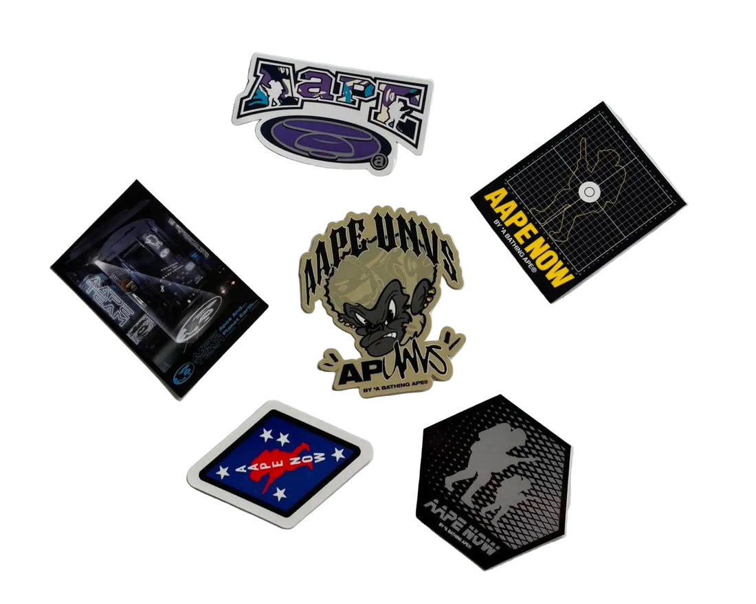 Aape Assorted Sticker 6pcs (Set)