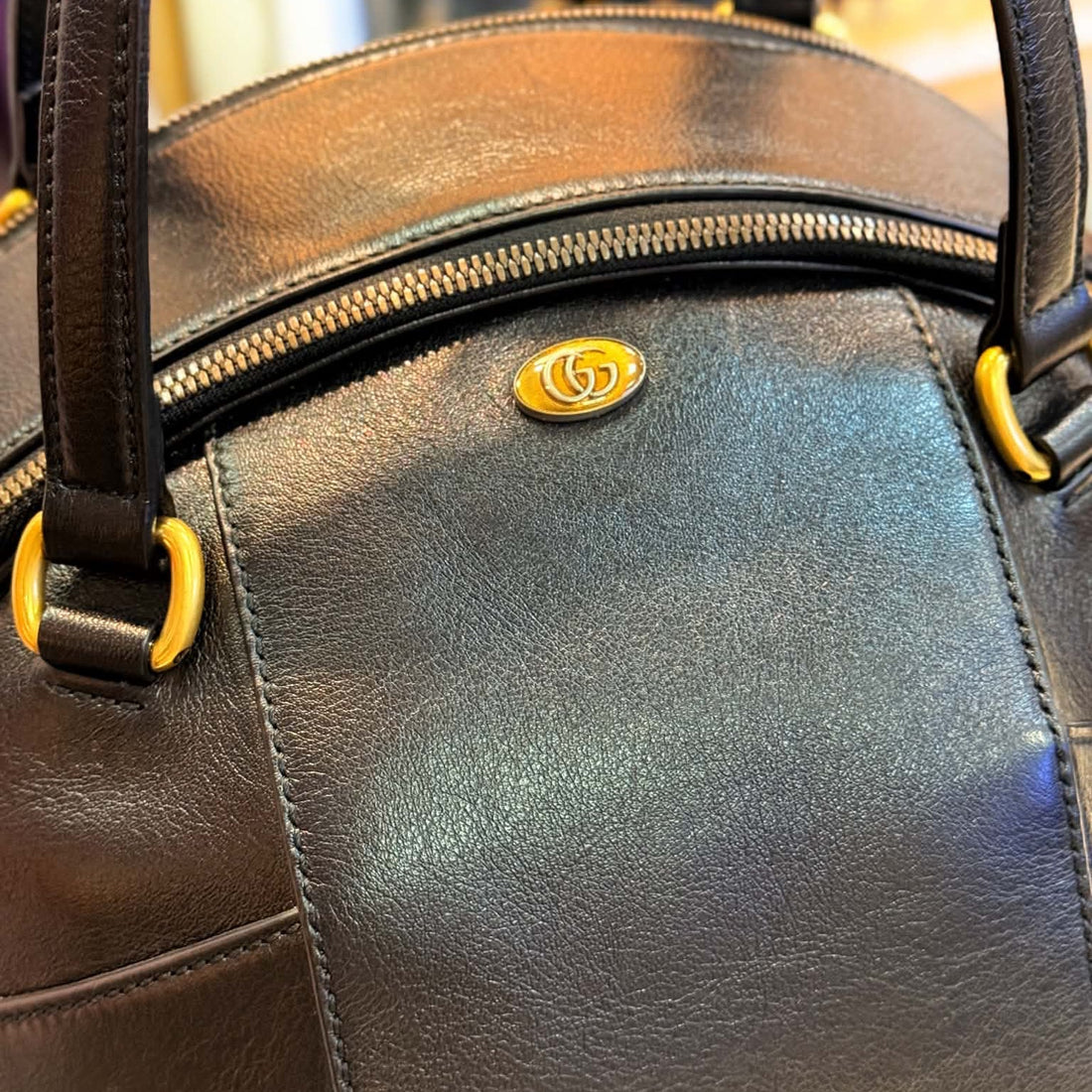 Gucci Tifosa Basketball Shoulder Bag Mini Black 27Y66QW