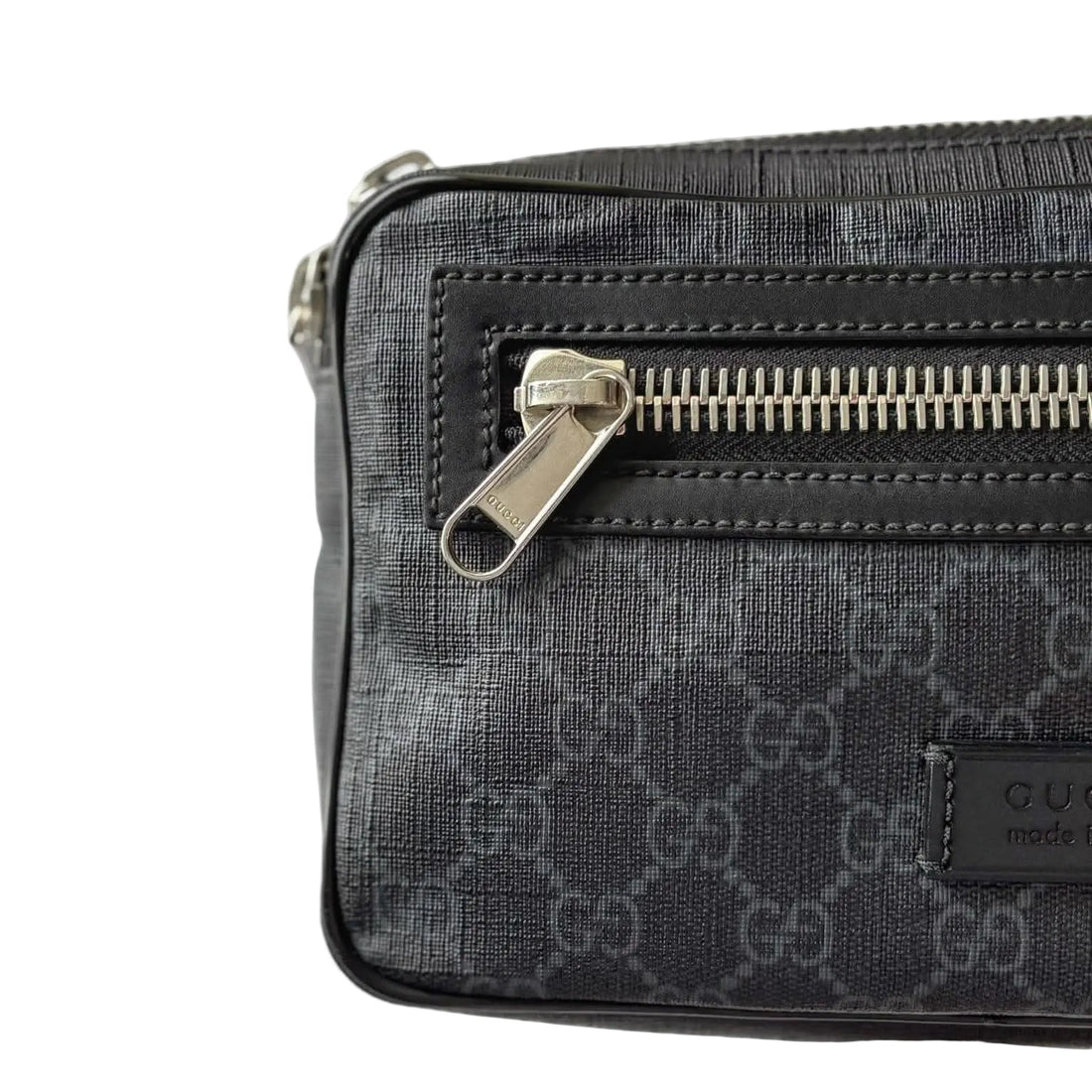 Gucci Belt Bag Soft GG Supreme Web Strap Black Red (Pre-owned) QDTTJ44