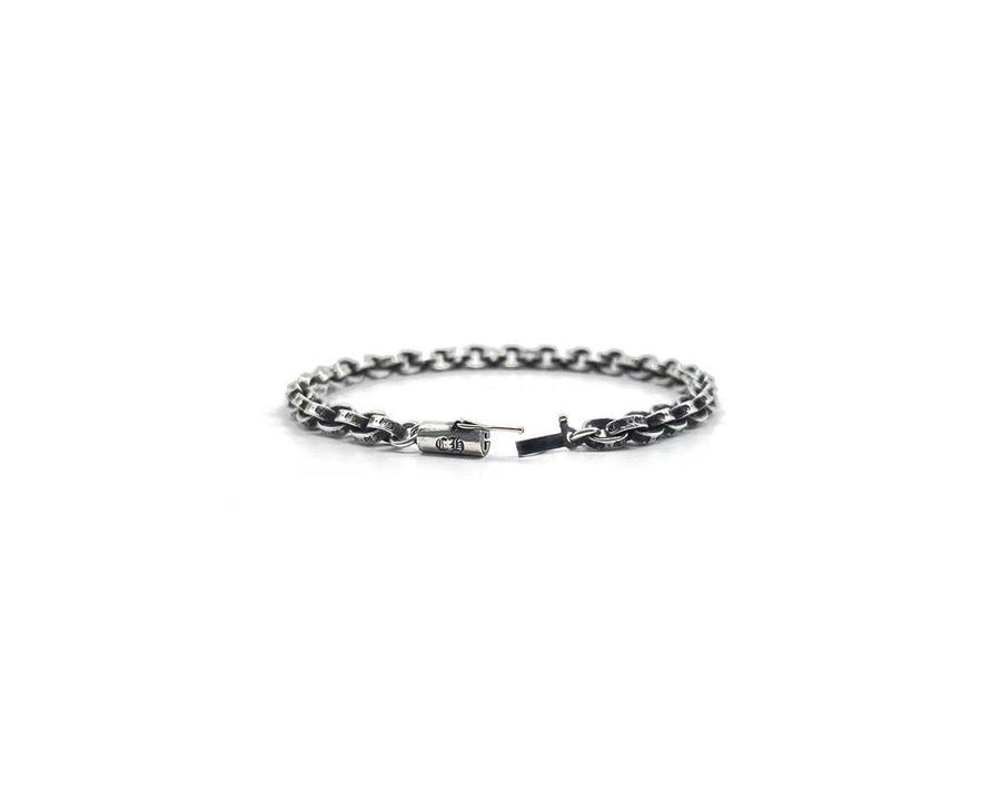 Chrome Hearts  Silver Paperchain Bracelet 8”
