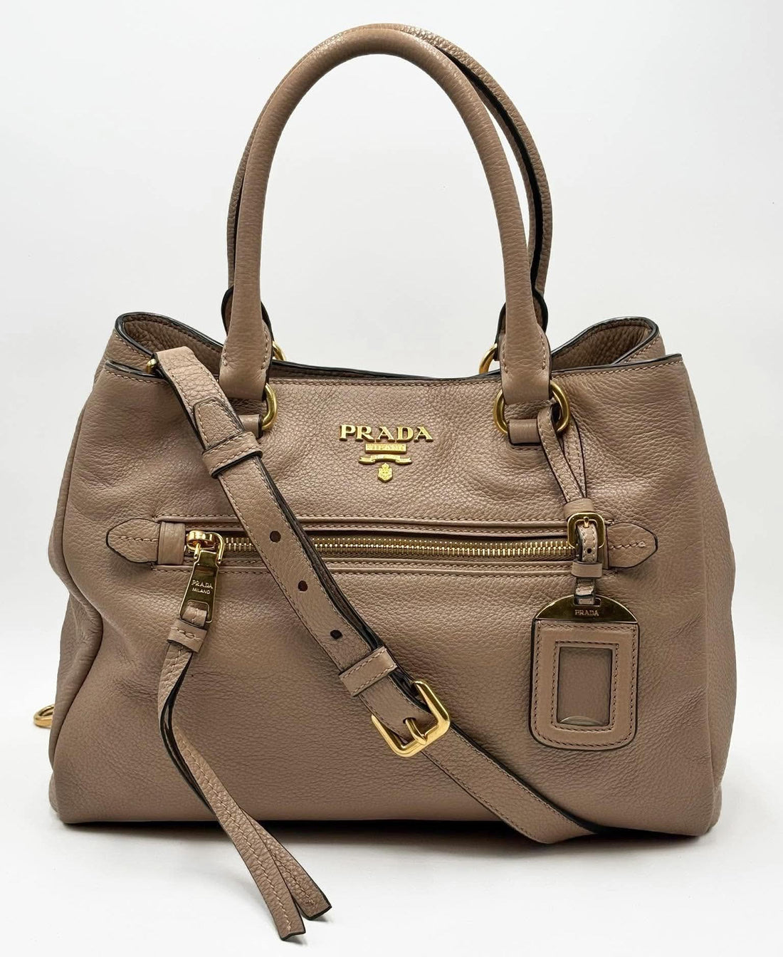Prada Vitello Phenix Tote Cammeo (Like new) QV6W2BM