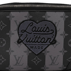 Louis Vuitton x NIGO Monogram Eclipse Stripes LV Heart Modular Sling Bag (Pre-loved)