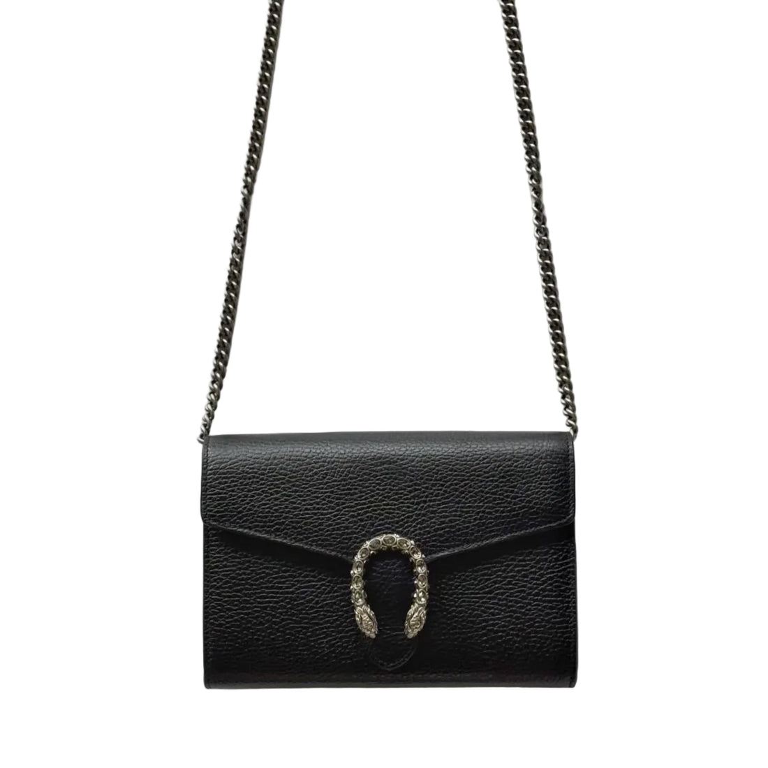 Gucci Dionysus Wallet on Chain Leather Mini Black (Like new) RMT748M