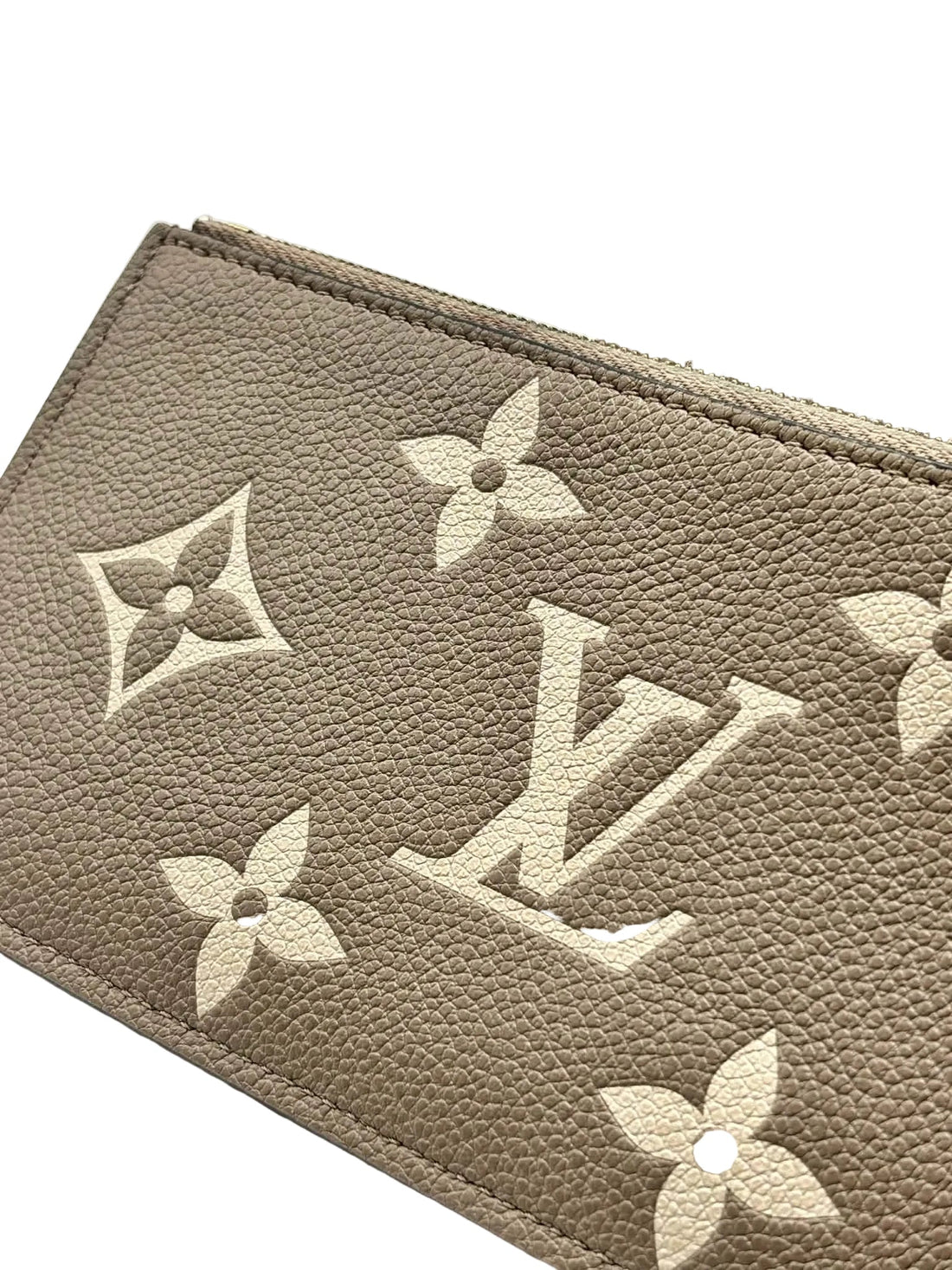 Louis Vuitton Empreinte Monogram Giant Pochette Felicie Zippered Insert Tourterelle Creme (Like new) MY7J29V