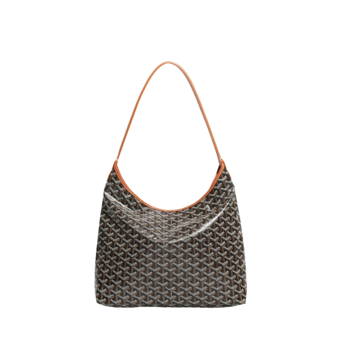 Goyard  Goyardine Boheme Hobo Black/Tan