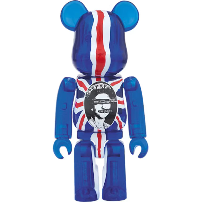 Bearbrick God Save The Queen Clear Ver. 400% ONLY