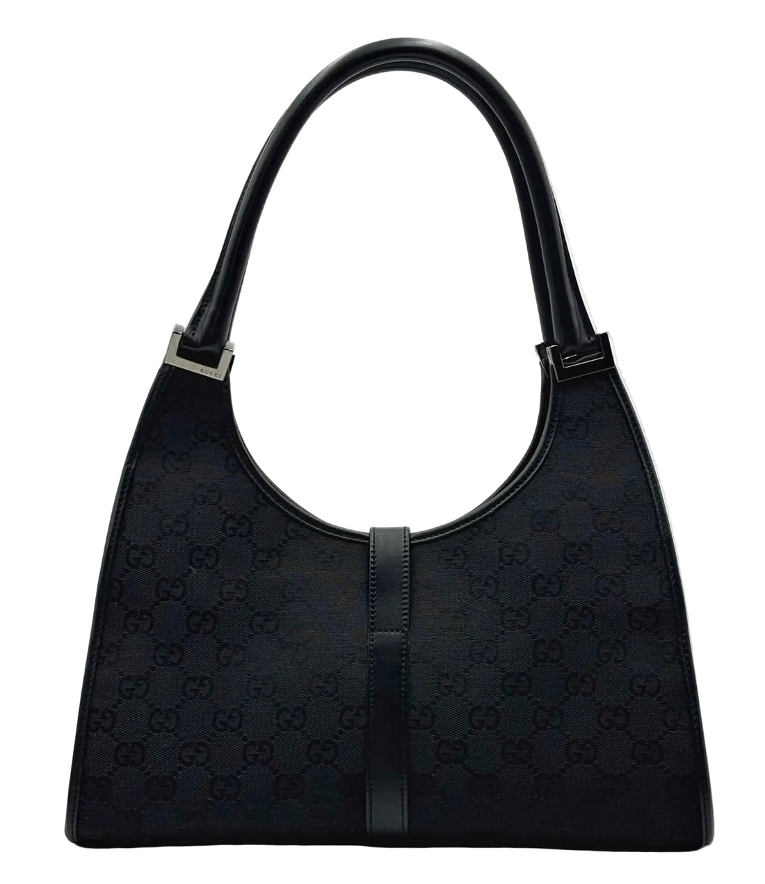 Gucci Monogram Jackie O Black (Pre-owned) K86B2GV