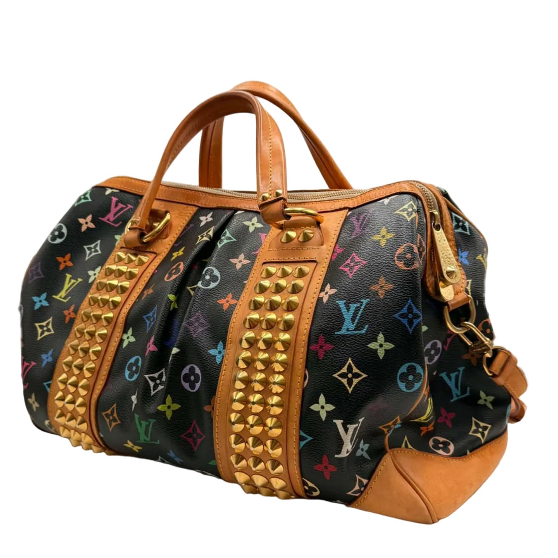Louis Vuitton Black Monogram Multicolore Murakami Courtney GM Bag (Pre-owned) 3K74CJ2