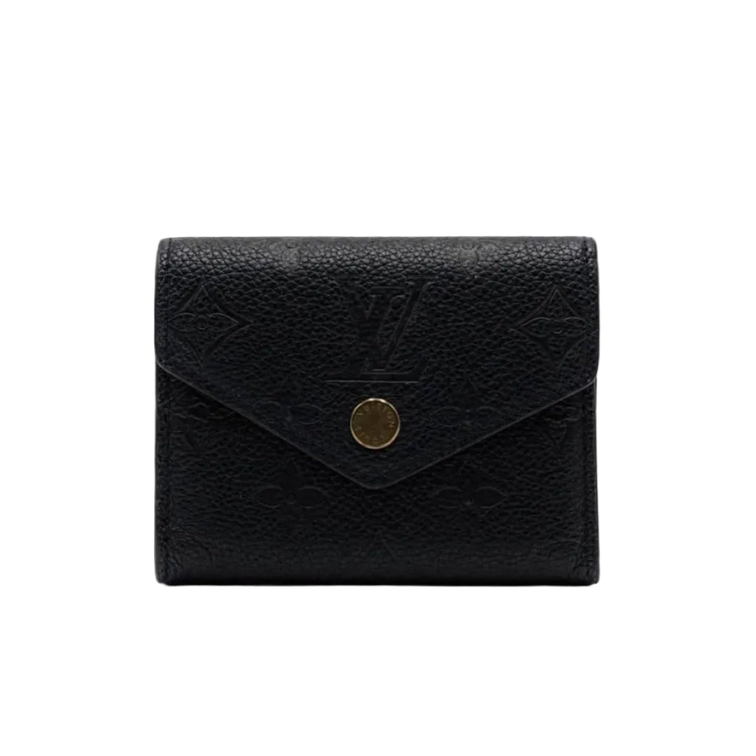 Louis Vuitton Victorine Wallet Black Leather (Like new) VQMY8R2