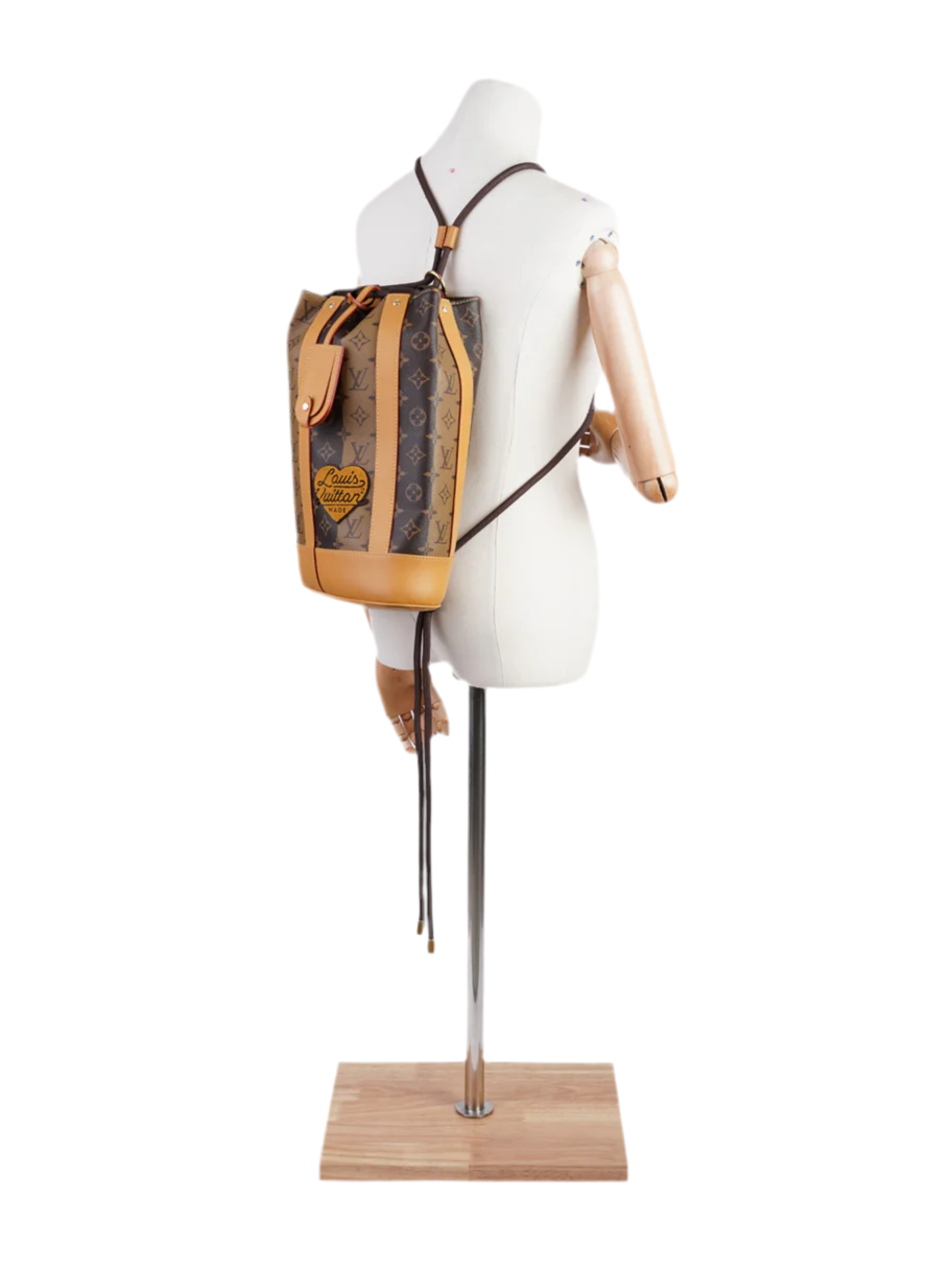 Louis Vuitton x Nigo Brown Randonnee Backpack Monogram / Monogram Reverse Coated Canvas