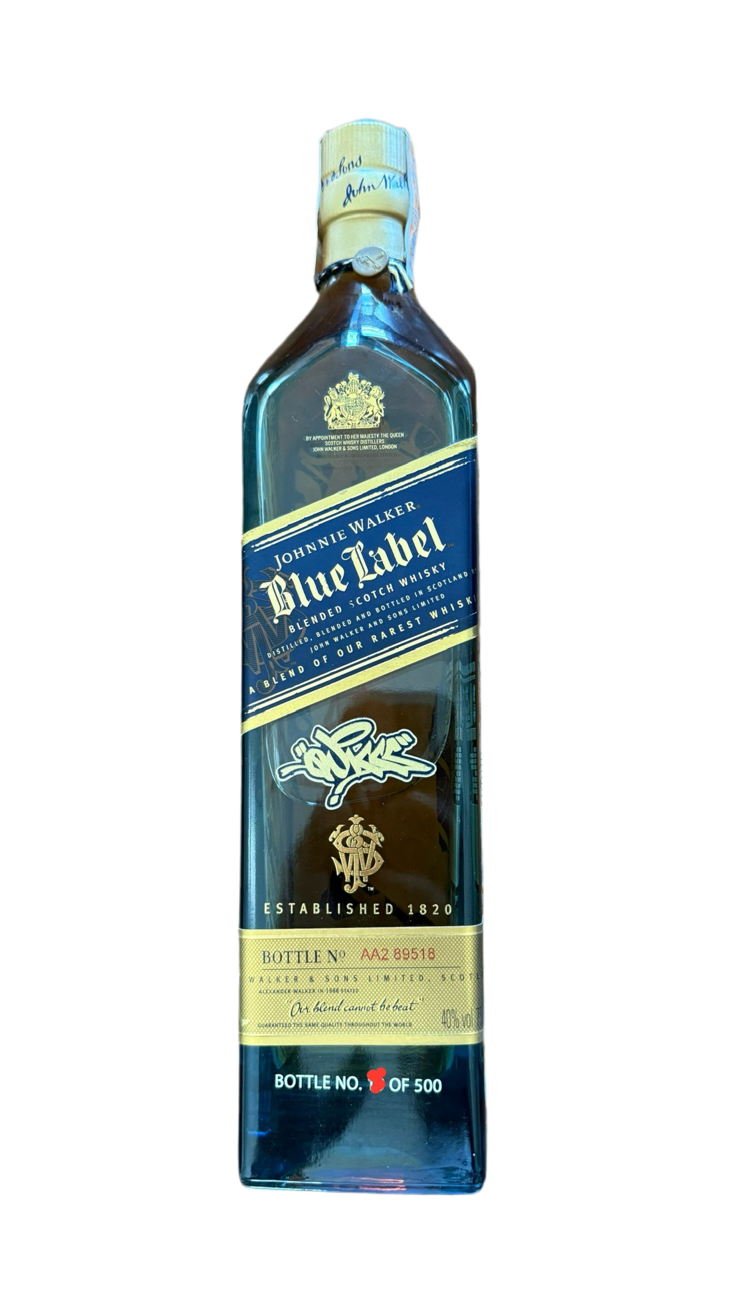 Johnnie Walker Blue Label x Quiccs 750ml (Limited Edition 500pcs)