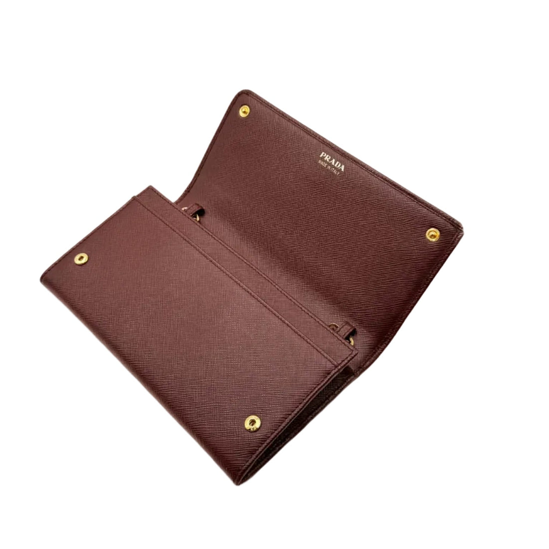 Prada Safiano Wallet On Chain (Like new)