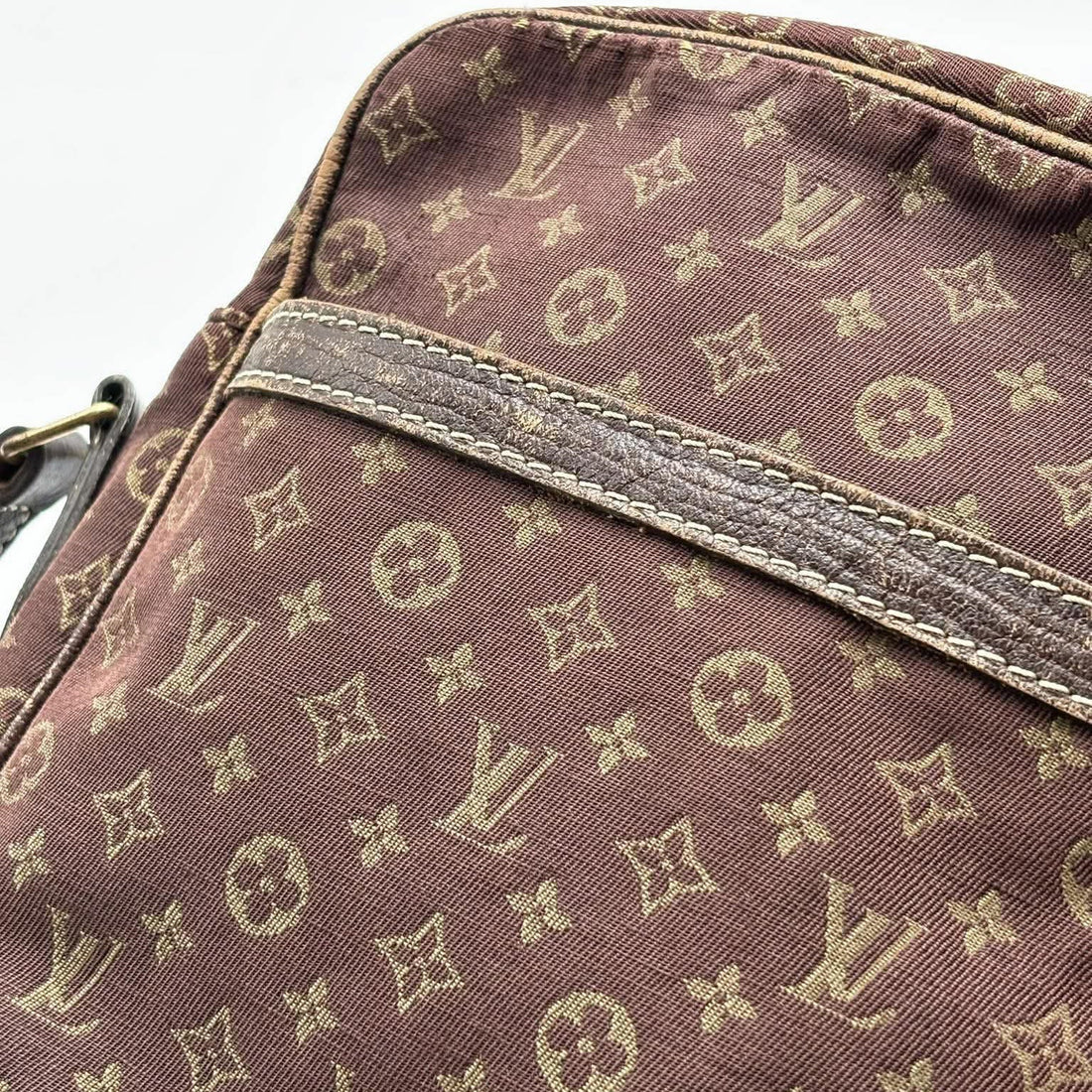 Louis Vuitton Ebene Monogram Mini Lin Canvas Danube Bag (Pre-owned)