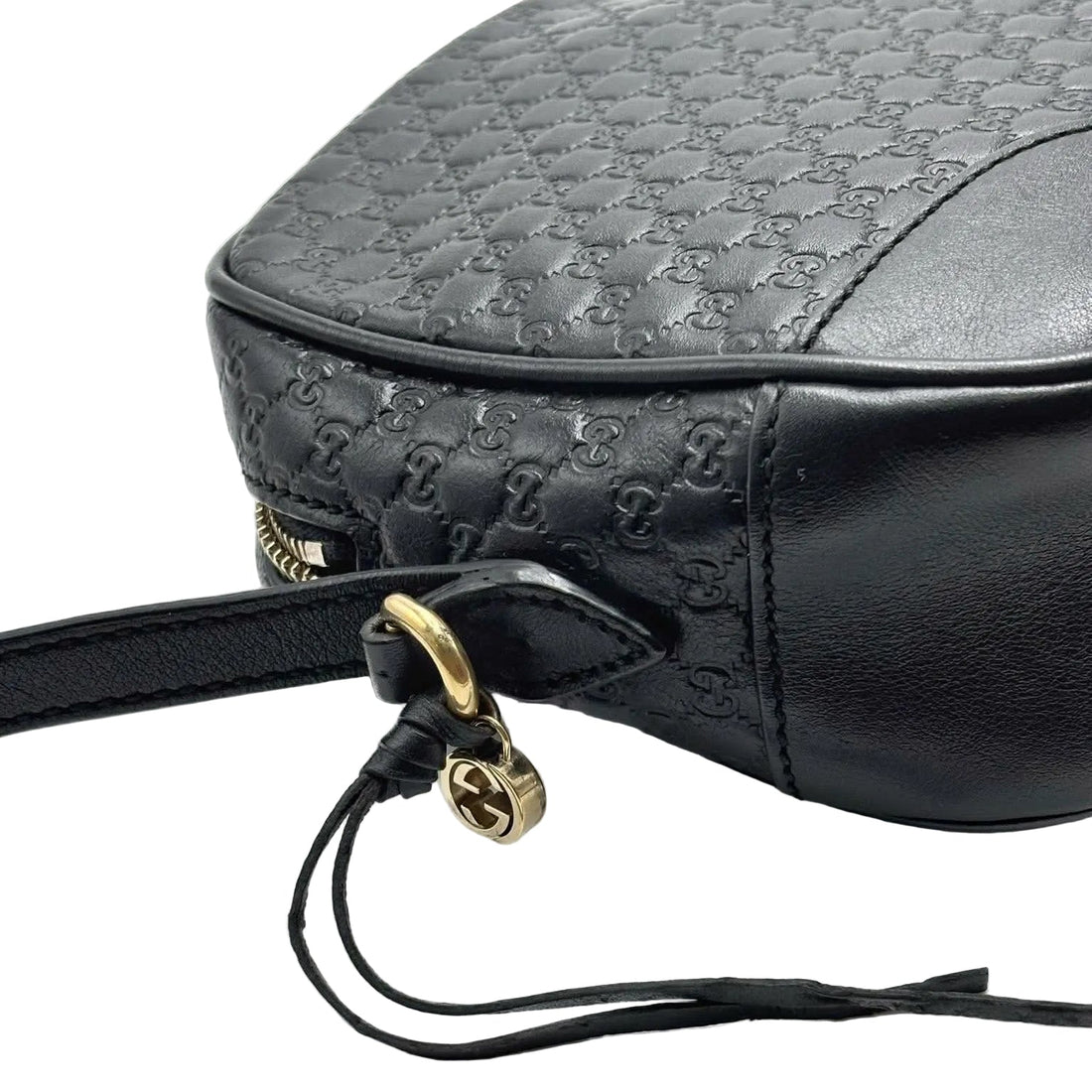 Gucci Microguccissima Mini Bree Messenger Bag Black (Pre-owned) 9H6T8KC