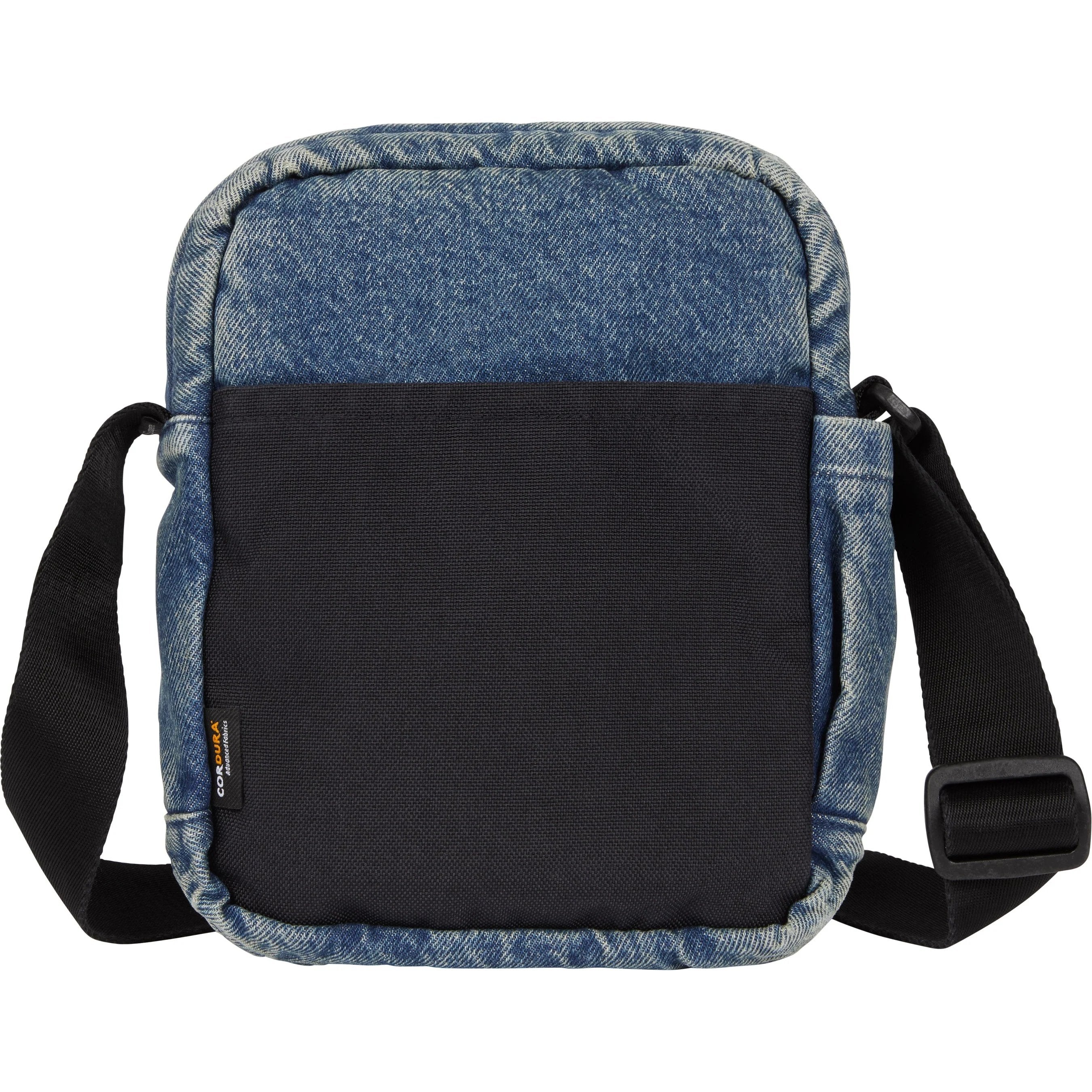 Supreme Denim Shoulder Bag Washed Indigo