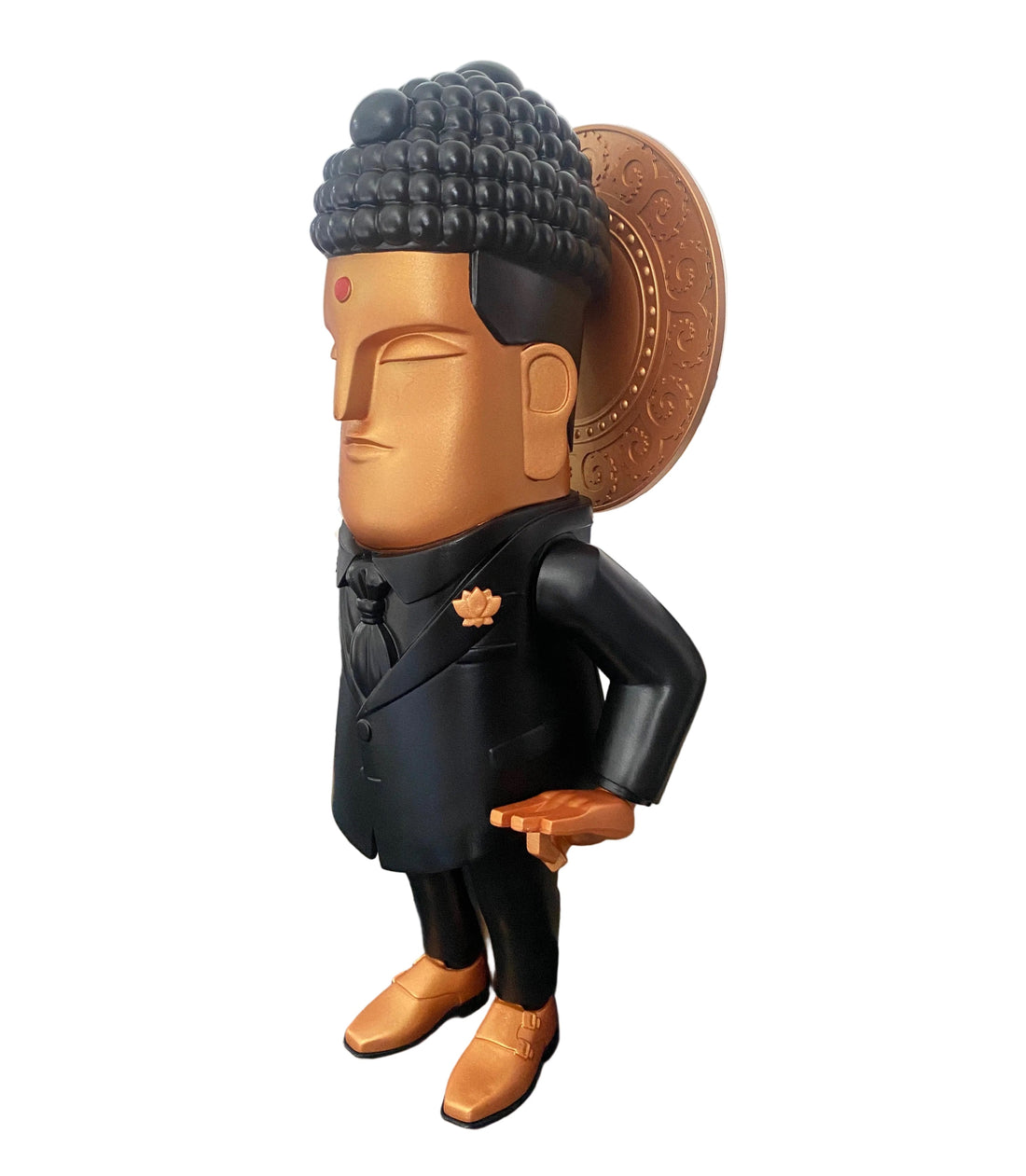 K-toyz x RastaMoon UOMINI Buddha Wearing Black Suit