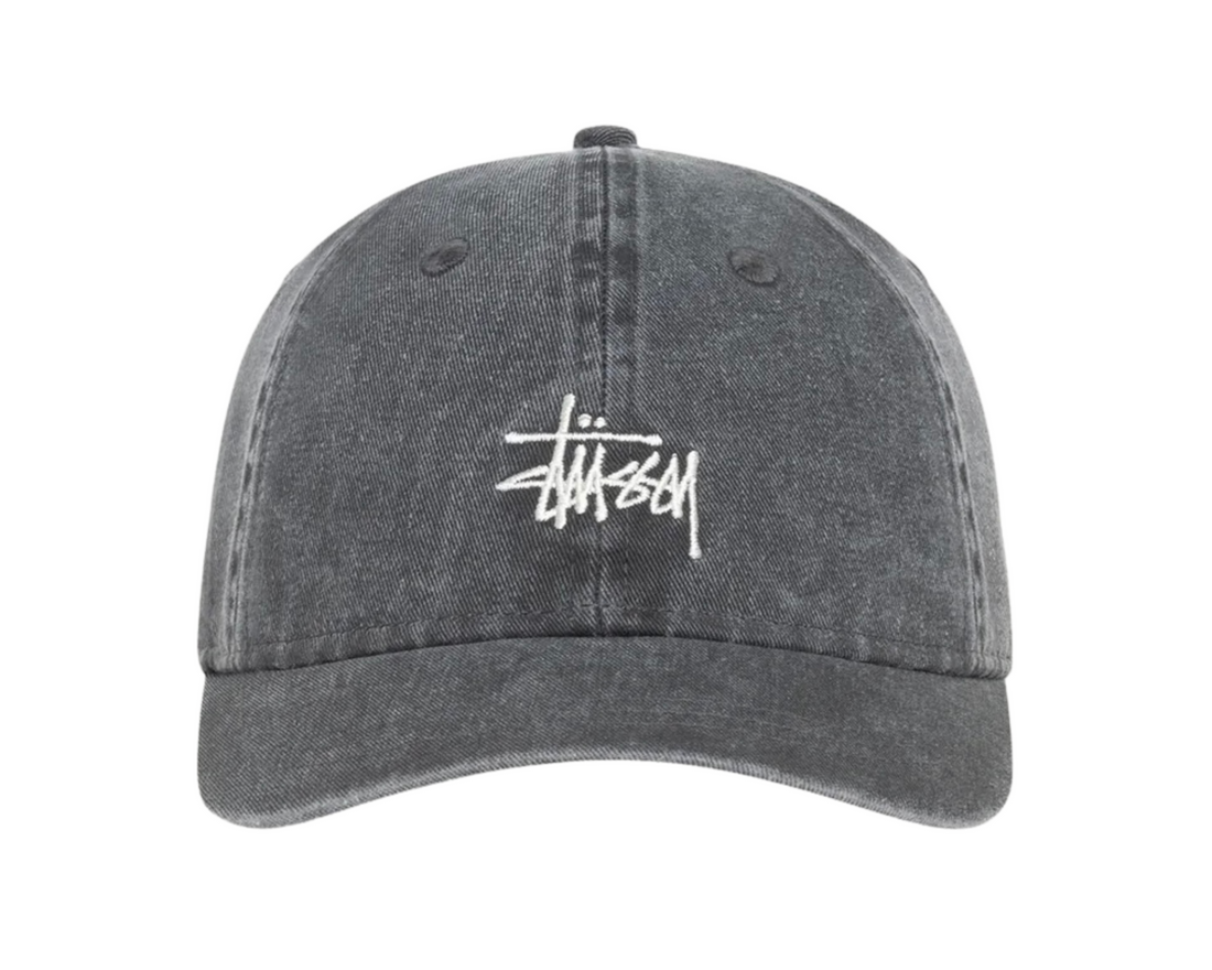 Stussy Basic Washed Low Pro Cap Charcoal